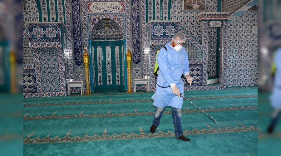 Yenice'de dezenfekte almalar devam ediyor
