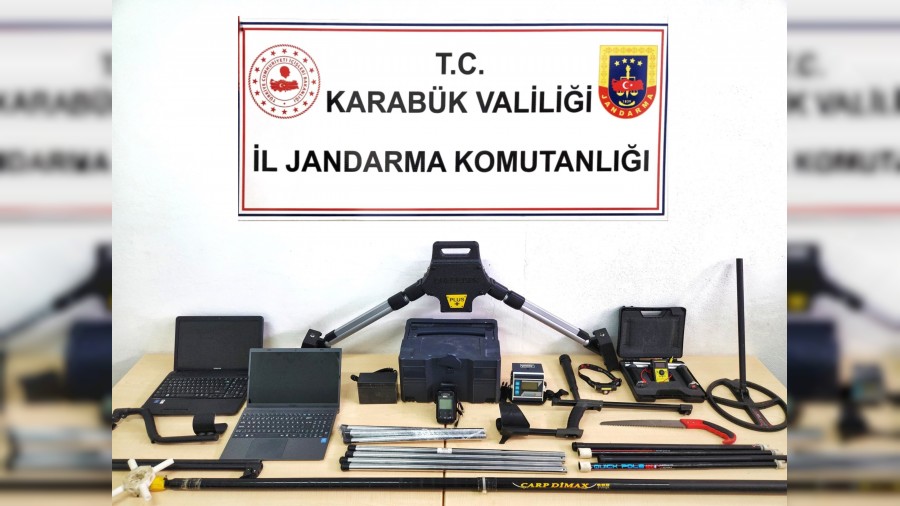 2 milyon liralk cihazlarla define ararken yakalandlar