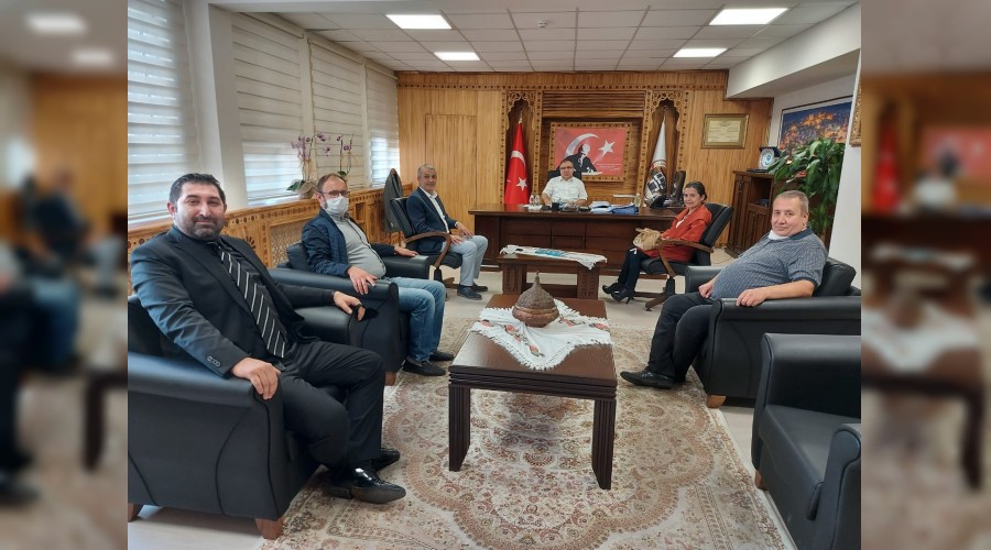Gazeteciler Cemiyetinden Kaymakam Trkz'e hayrl olsun ziyareti