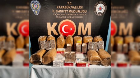 55 kilogram kaak ttn ve 7 bin makaron ele geirildi