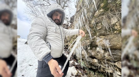 UNESCO kenti Safranbolu'da buzdan g�rsel ��len