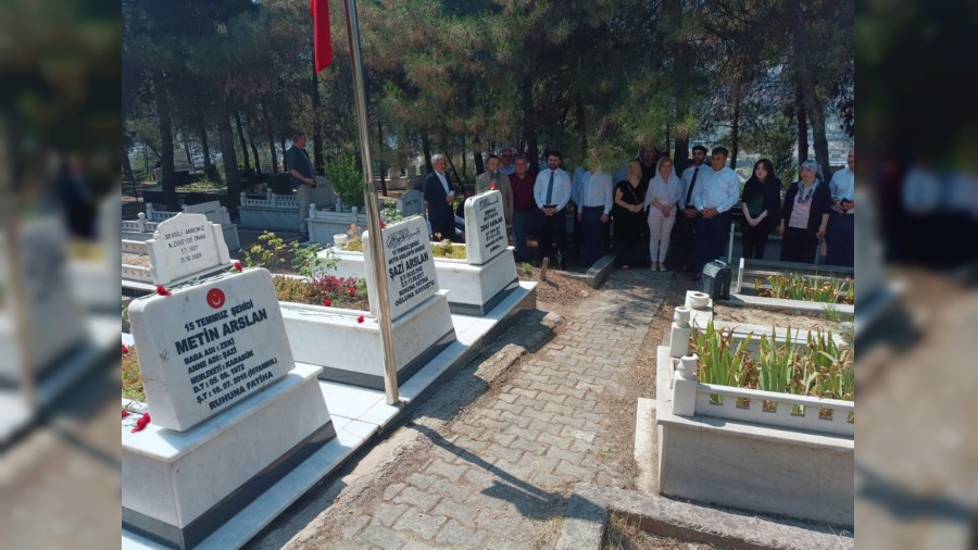 15 Temmuz ehidi Arslan dualarla anld